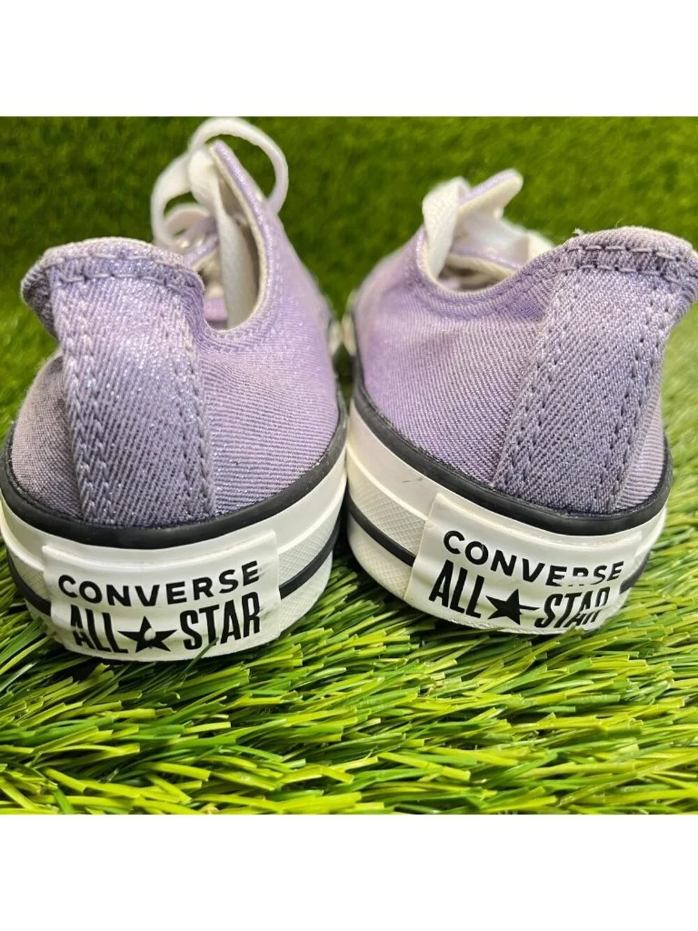Converse Chuck Taylor All Star Low Girls Size 6Y Purple Athletic Shoes Sneakers